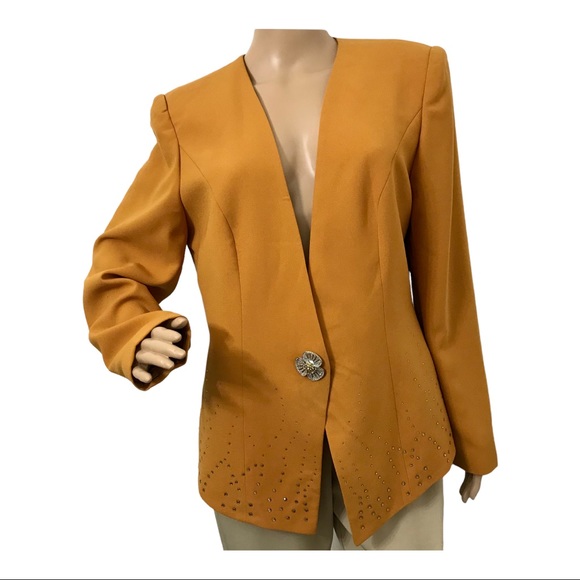 John Couture Jackets & Coats John Couture New York Womens Mustard